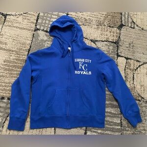 Genuine Merchandise Royals Royal Blue Full-Zip Hoodie